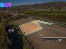 Prodej komerčního pozemku, Návsí, 8000 m2