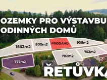 Prodej pozemku pro bydlení, Řetůvka, 777 m2