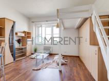 Pronájem bytu 1+kk, Praha - Nusle, Bartoškova, 30 m2