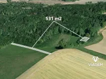 Prodej pole, Choryně, 531 m2