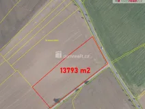 Prodej pole, Záryby, 13793 m2
