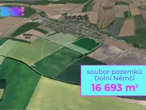 Prodej pole, Dolní Němčí, 16693 m2