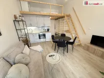 Pronájem bytu 1+kk, Praha - Smíchov, Na Valentince, 42 m2