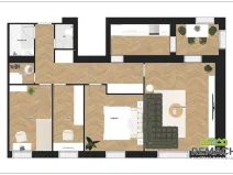 Pronájem bytu 4+1, Uherské Hradiště, Šromova, 90 m2