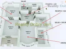 Pronájem ordinace, Opava, Tyršova, 124 m2