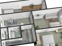 Prodej bytu 3+1, Teplice, Svojsíkova, 73 m2