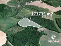 Prodej podílu lesa, Pašovice, 28955 m2