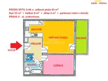 Prodej bytu 2+kk, Praha - Háje, Jurkovičova, 65 m2