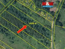 Prodej louky, Velké Popovice, 4038 m2