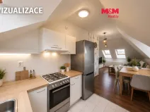 Prodej bytu 2+kk, Brno - Slatina, Tilhonova, 48 m2