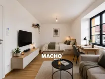 Pronájem bytu 1+kk, Praha, Bělehradská, 26 m2