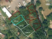 Prodej pozemku pro bydlení, Krupka, Prokopská, 874 m2