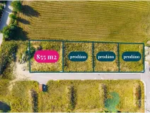 Prodej pozemku pro bydlení, Hůry, 855 m2