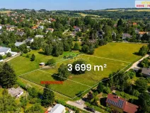 Prodej pozemku pro bydlení, Kamenice - Nová Hospoda, Na Vyhlídce, 3699 m2