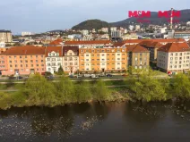 Pronájem bytu 2+kk, Ústí nad Labem - Střekov, Střekovské nábřeží, 44 m2