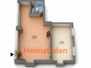 Pronájem obchodního prostoru, Havířov - Šumbark, Slovenského národního povstání, 73 m2