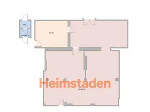 Pronájem obchodního prostoru, Karviná - Nové Město, nám. Budovatelů, 126 m2