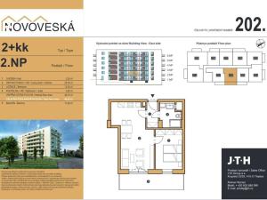 Prodej bytu 2+kk, Teplice, Novoveská, 60 m2