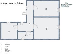 Prodej rodinného domu, Štítary, 145 m2