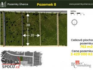 Prodej pozemku pro bydlení, Úherce, 762 m2