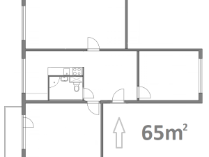 Prodej bytu 3+1, Klášterec nad Ohří, Na Vyhlídce, 65 m2