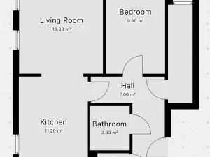 Pronájem bytu 2+kk, Nupaky, U Valu, 50 m2