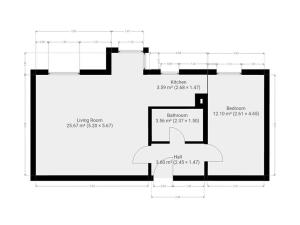 Pronájem bytu 2+kk, Praha - Letňany, Chotěšovská, 49 m2