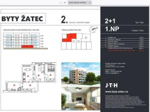 Prodej bytu 2+1, Žatec, Husova, 58 m2