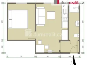 Pronájem bytu 2+kk, Luhačovice, Zatloukalova, 31 m2