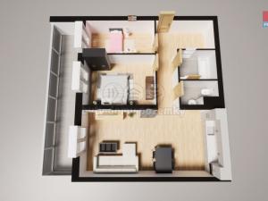 Prodej bytu 3+kk, Lovosice, 69 m2