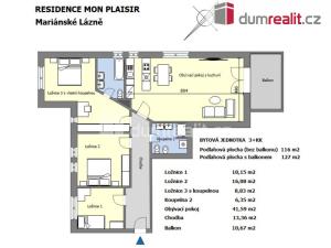 Prodej bytu 3+kk, Mariánské Lázně, Chopinova, 116 m2