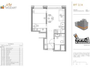 Pronájem bytu 2+kk, Praha - Smíchov, Mozartova, 26 m2