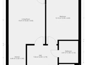 Pronájem bytu 1+1, Praha - Holešovice, U měšťanského pivovaru, 47 m2