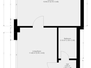 Pronájem bytu 2+kk, Praha - Smíchov, Stroupežnického, 32 m2