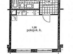 Prodej bytu 1+kk, Praha - Libeň, Na Žertvách, 32 m2