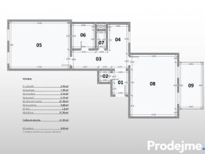 Prodej bytu 2+1, Brno, Spolková, 68 m2