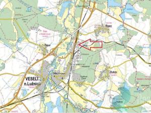 Prodej pozemku pro komerční výstavbu, Veselí nad Lužnicí - Veselí nad Lužnicí II, Třída Čs. armády, 29401 m2