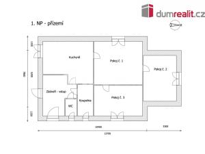 Prodej rodinného domu, Ostrov - Horní Žďár, 826 m2