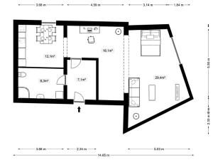 Prodej bytu 2+kk, Doksy, Dalibora z Myšlína, 75 m2