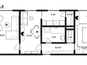 Prodej bytu 3+kk, Hronov, Palackého, 58 m2