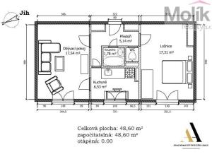 Prodej bytu 2+1, Duchcov, Jungmannova, 49 m2