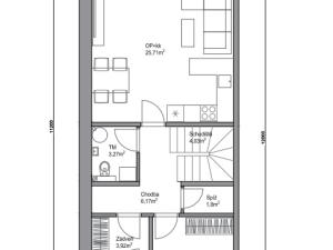 Prodej rodinného domu, Kyjov - Bohuslavice, 107 m2