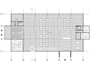 Pronájem skladu, Rokycany, Plzeňská, 1200 m2