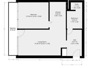 Pronájem bytu 2+kk, Praha - Karlín, Nekvasilova, 50 m2