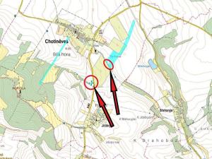 Prodej podílu zemědělské půdy, Chotiněves, 570 m2