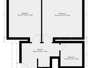 Pronájem bytu 2+1, Praha - Libeň, Novákových, 49 m2