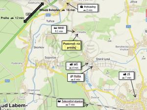 Prodej pozemku pro bydlení, Stará Lysá - Čihadla, 1972 m2