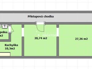 Prodej bytu 2+1, Praha - Záběhlice, Zvánovická, 62 m2