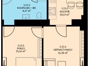 Prodej bytu 2+1, Praha - Smíchov, Na Neklance, 55 m2