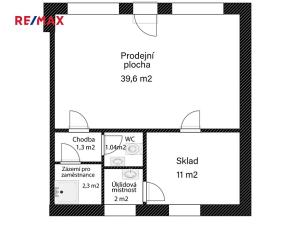 Pronájem kanceláře, Kostelec nad Labem, Na Sídlišti, 57 m2